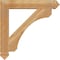 Ekena Millwork Legacy Arts & Crafts Rough Sawn Bracket, Western Red Cedar, 4"W x 28"D x 28"H BKT04X28X28LEC03RWR - alternate 2